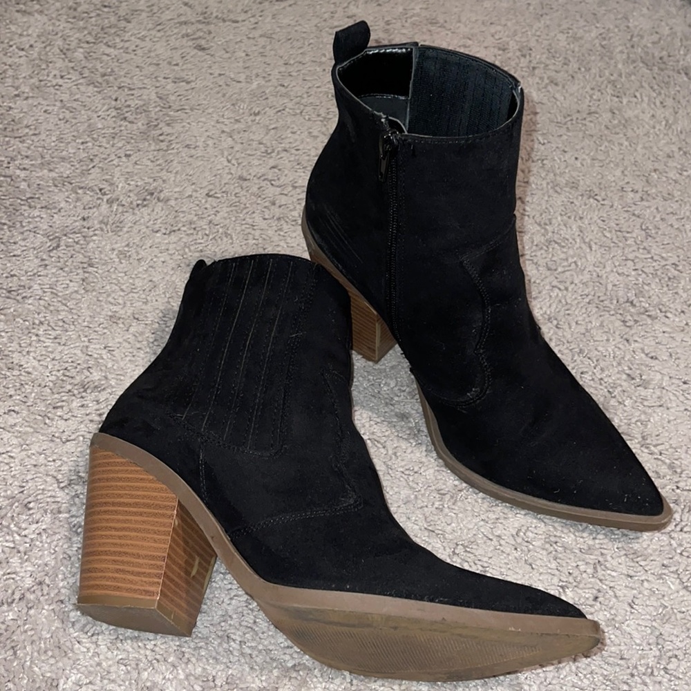 Just fab pointed toe booties